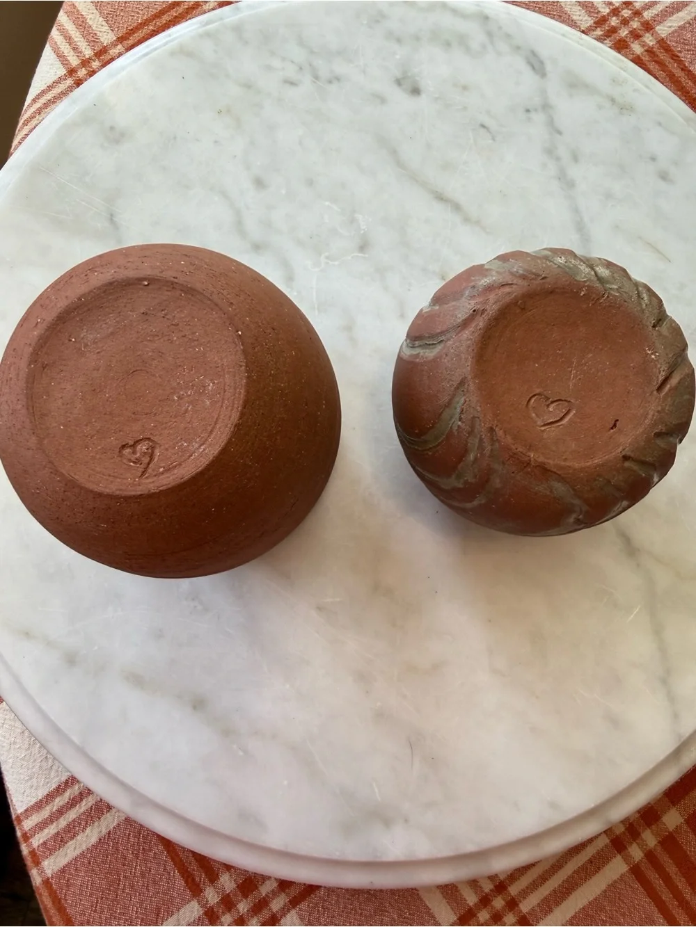 Unbranded Rustic Terracotta Vessels - Set of 2
